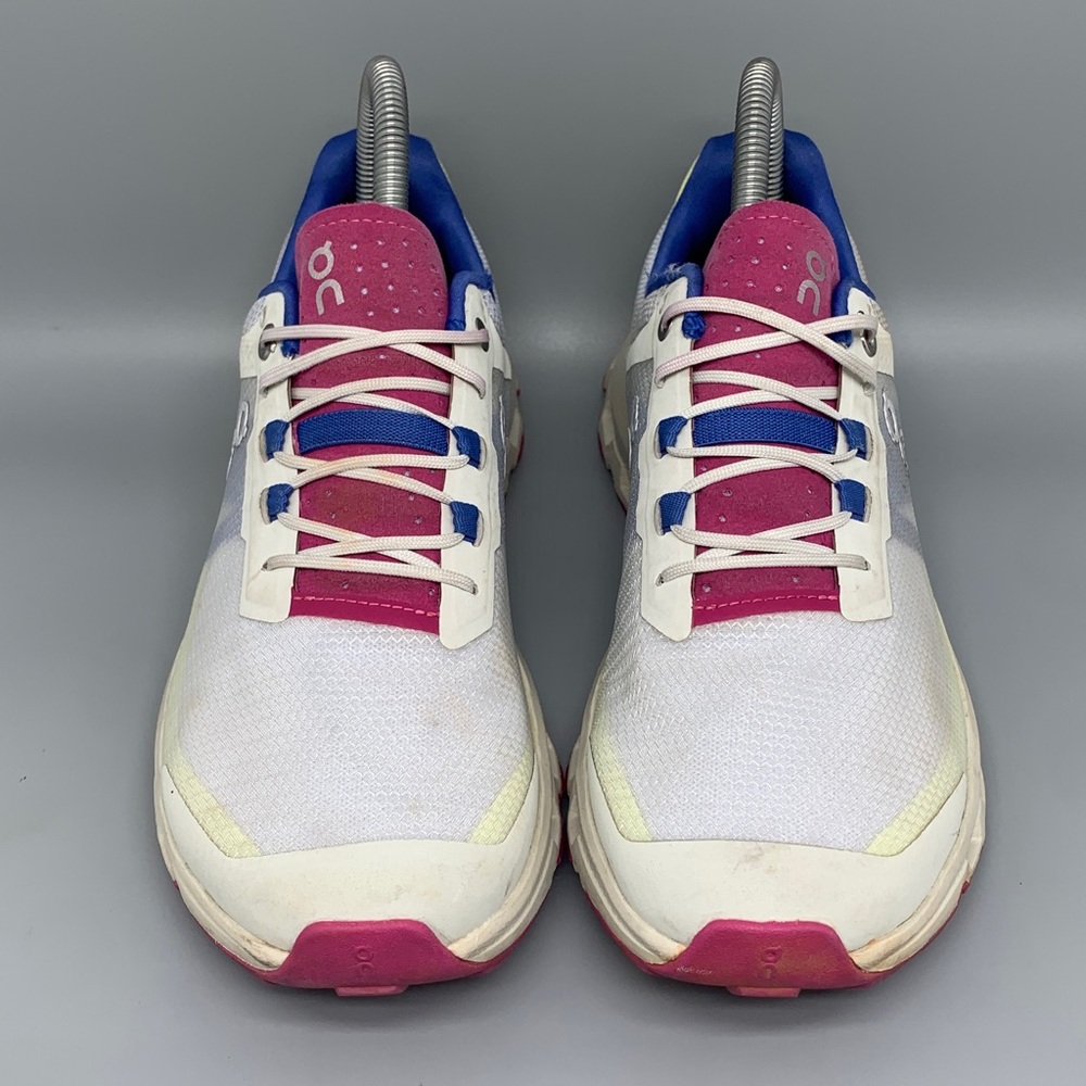 On Cloudventure Trail Pink Blue Running Shoes Women's Sz‎ 8 - Picture 2 of 11